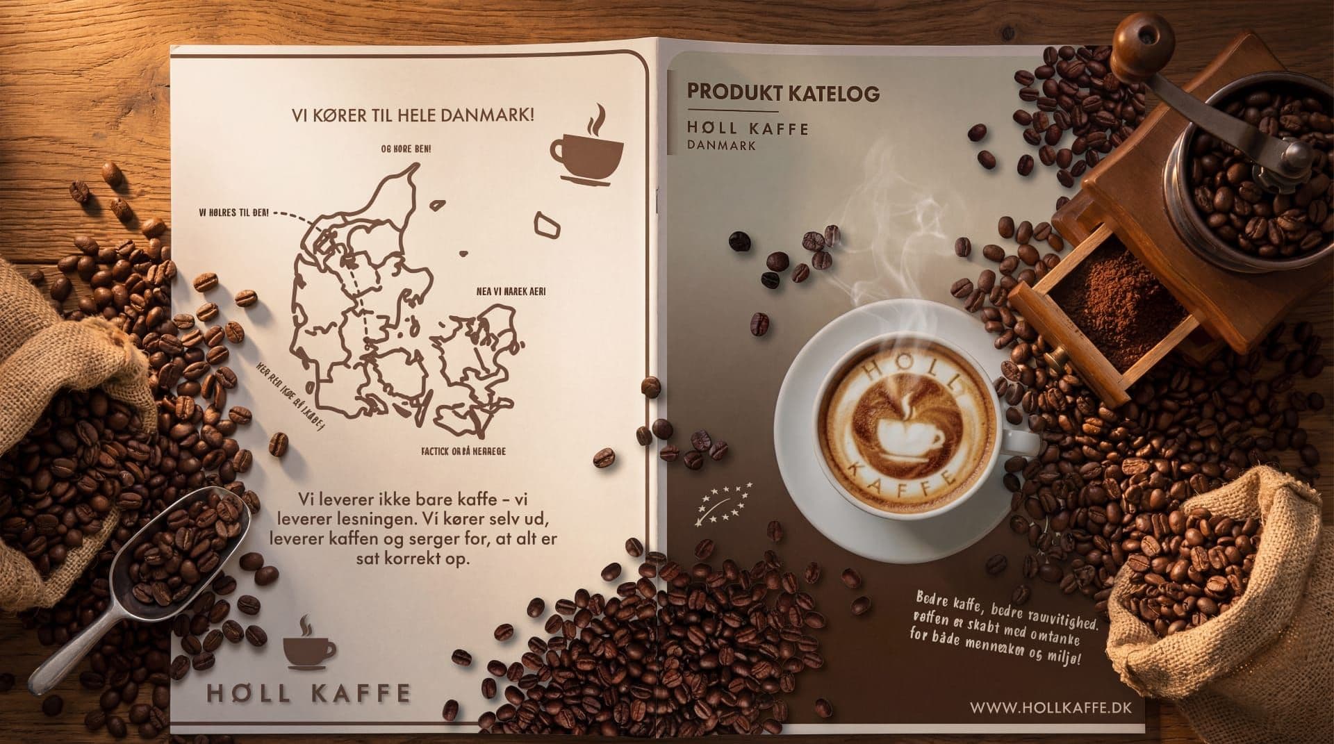 Høll Kaffe produkt katalog